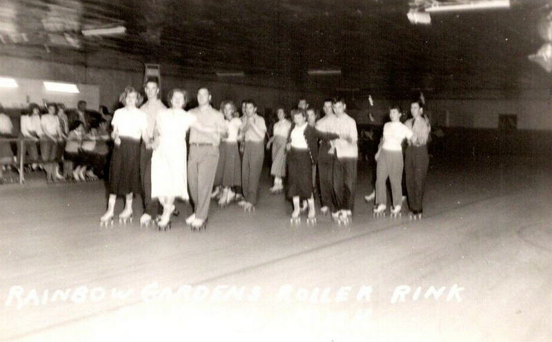 Rainbow Gardens Roller Rink - Old Photo (newer photo)